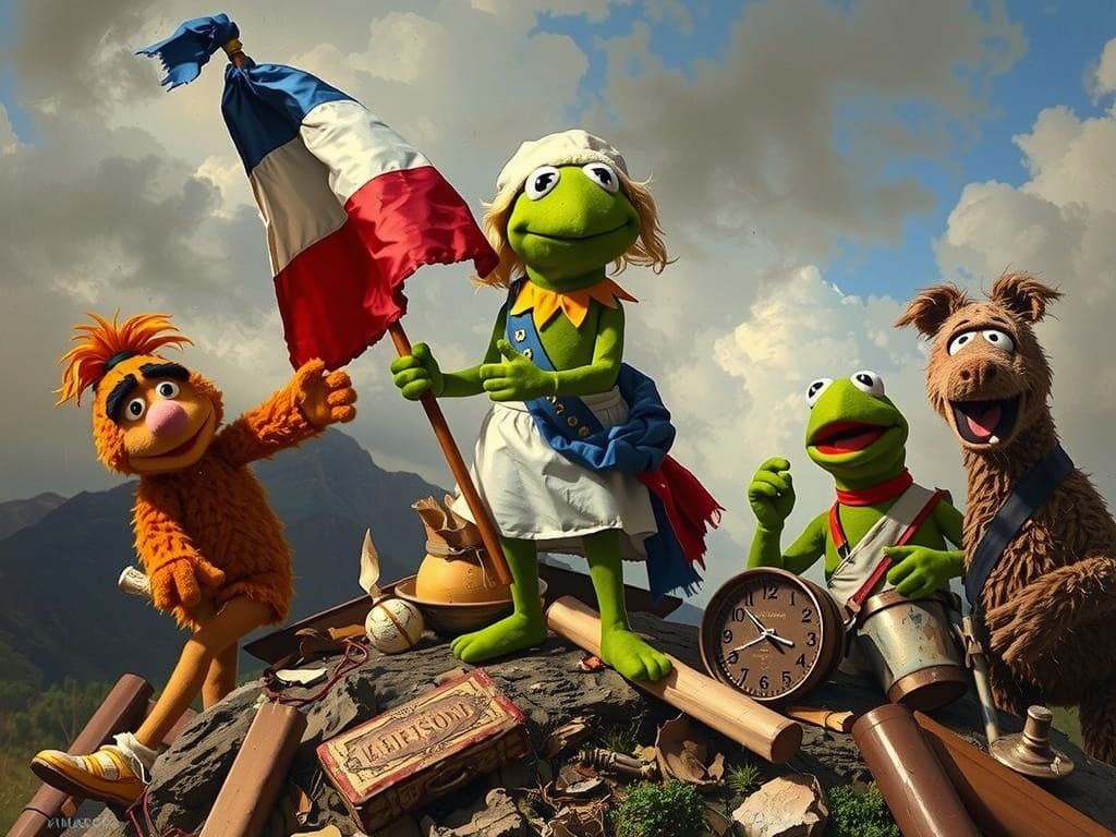 Muppets Recreate Liberty Leading the People