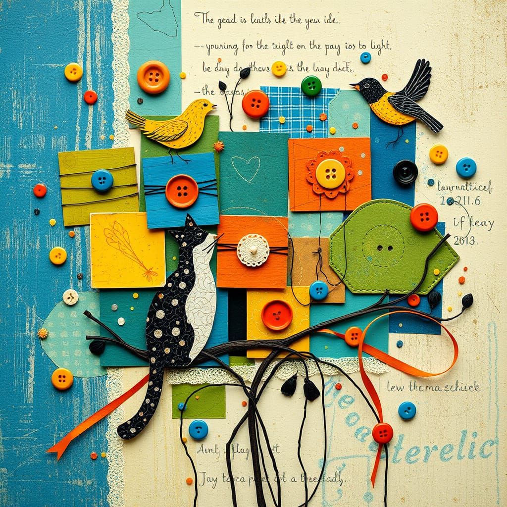 Whimsical Playtime Scene in Vibrant Colors