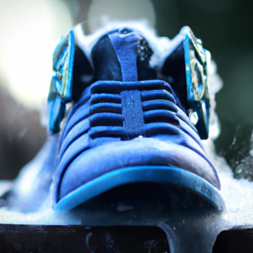 mortal kombat sub-zero iced sneakers