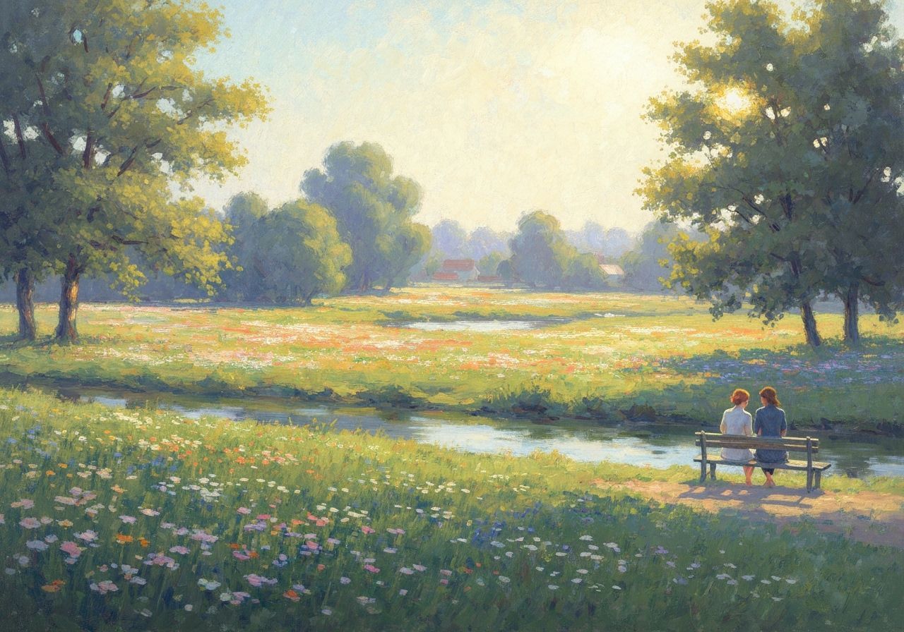 Enchanting Creek: Impressionistic Oil and Watercolor Paintin...