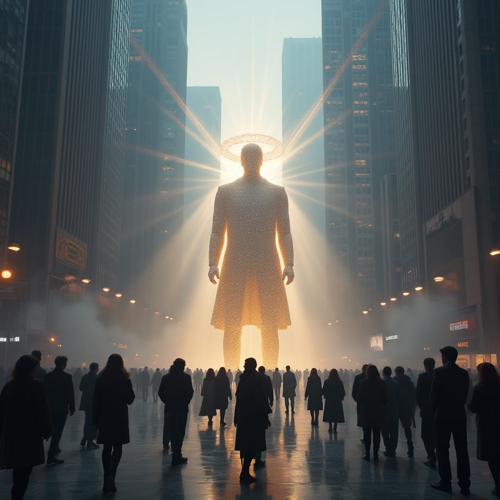 Global Unity Hologram in Metropolis