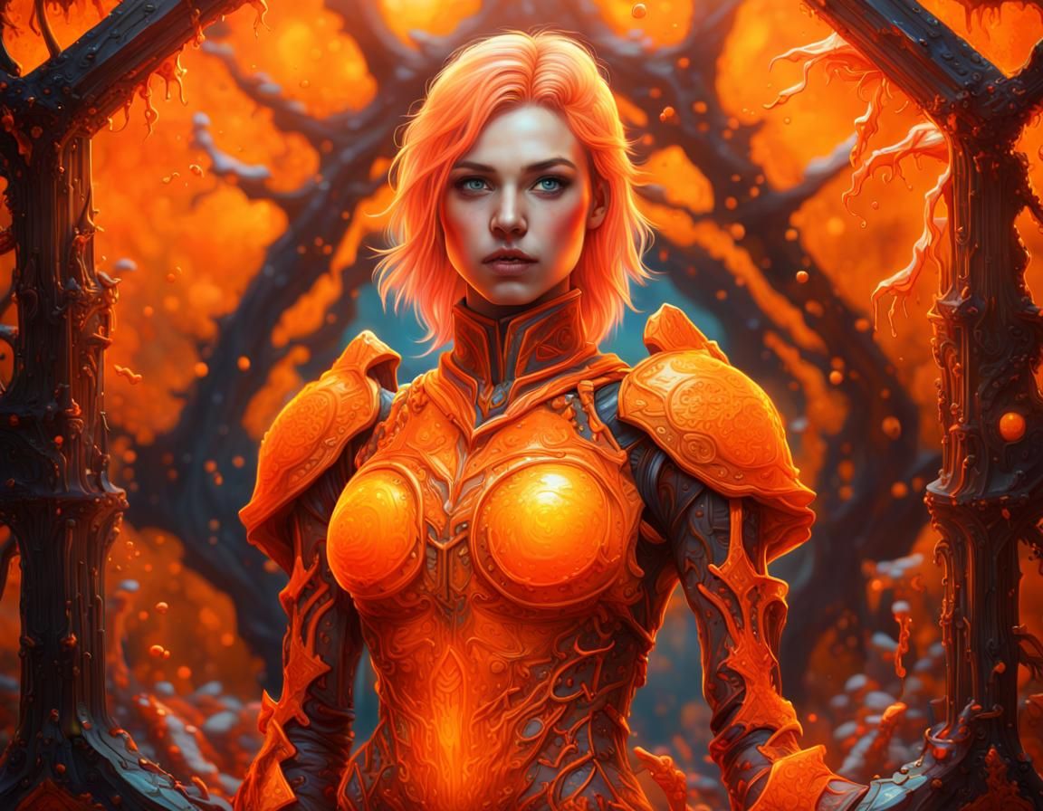 Tiger-lily braving the slime gate dungeon