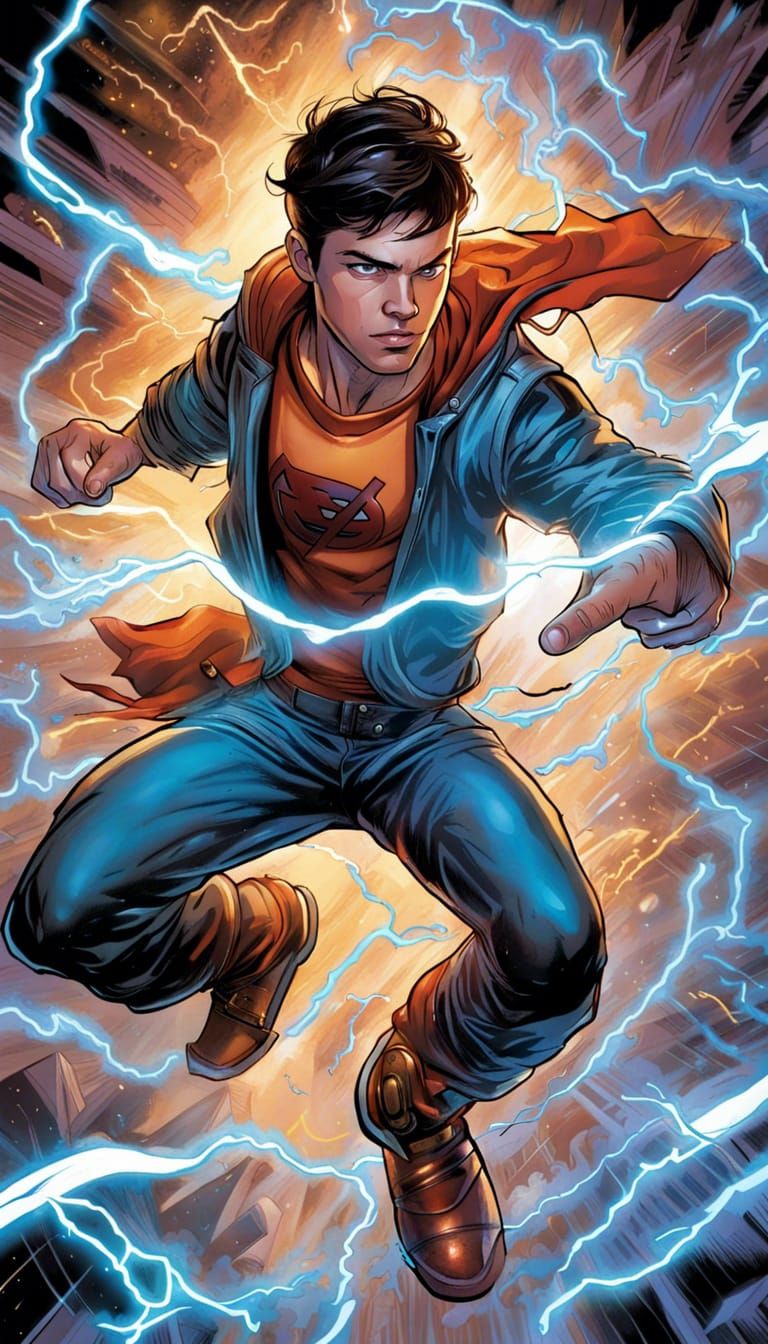 Teenager Displays Electrokinesis Superpowers in Comic Book A...
