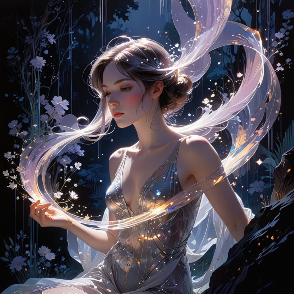 Divine Gossamer Threads and Opalescent Particles