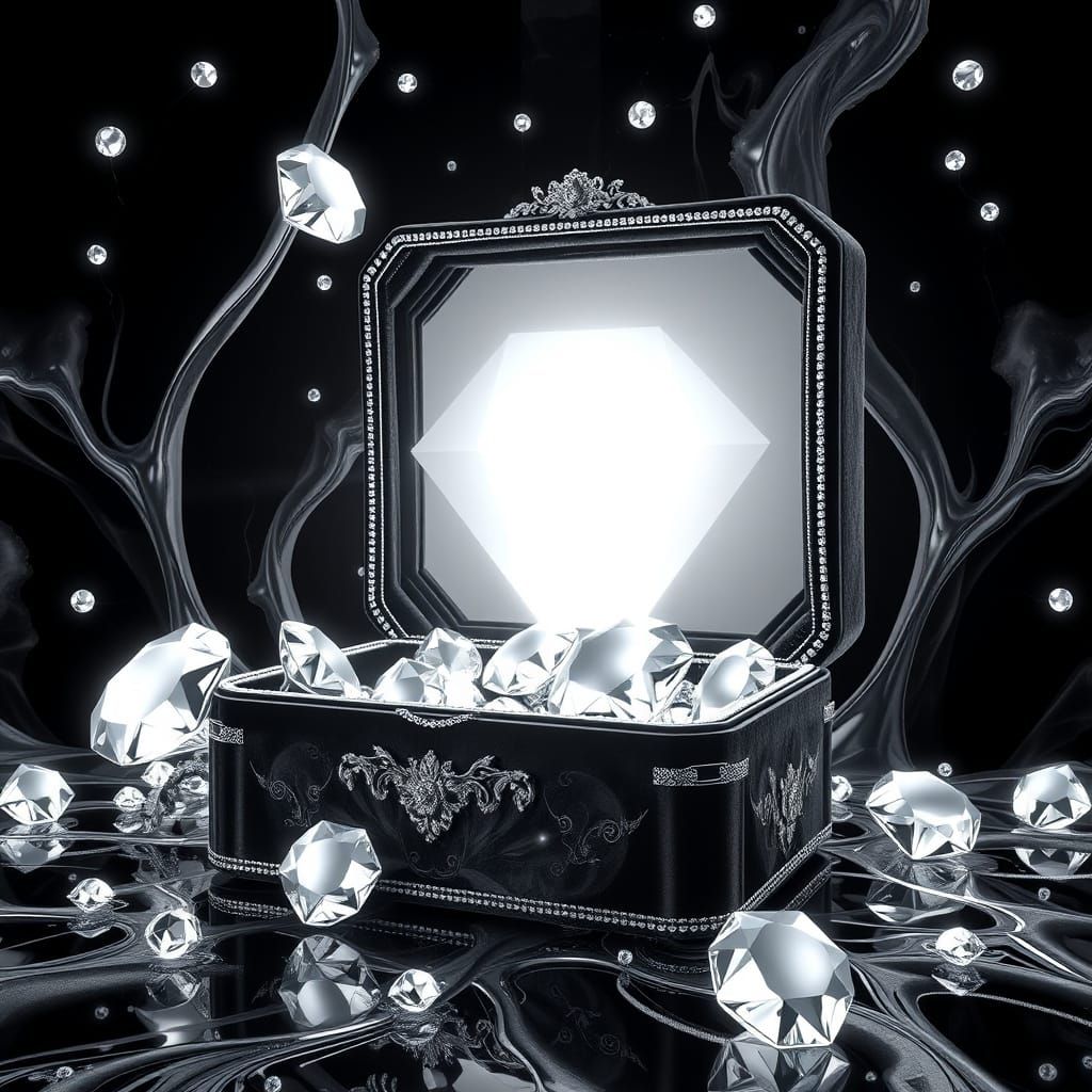 Shining Diamonds in Infinite Mirror Music Box