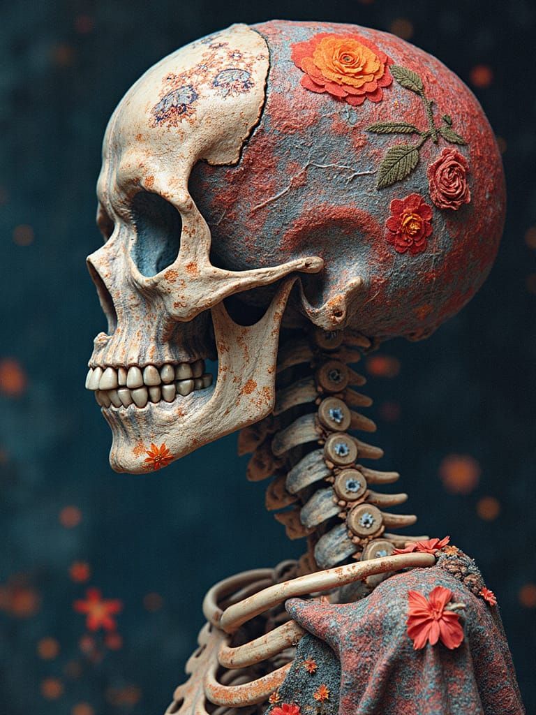 Inside-Out Photoillustration Osteogenic Tempera Aztext