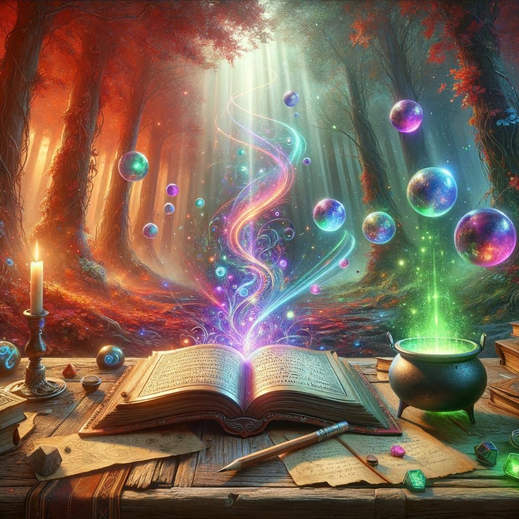 Dreamy Woodland Enchantment in Fantasy Art