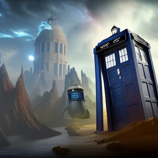 Doctor Who Concept Art in Unreal Engine 5