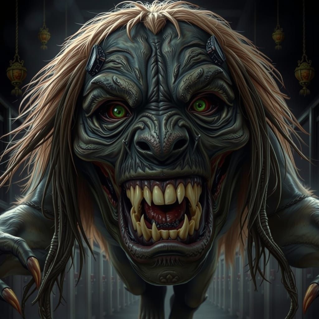 Ethereal Demon-Werewolf-Ghoul Hybrid Unleashes Fury in Haunt...