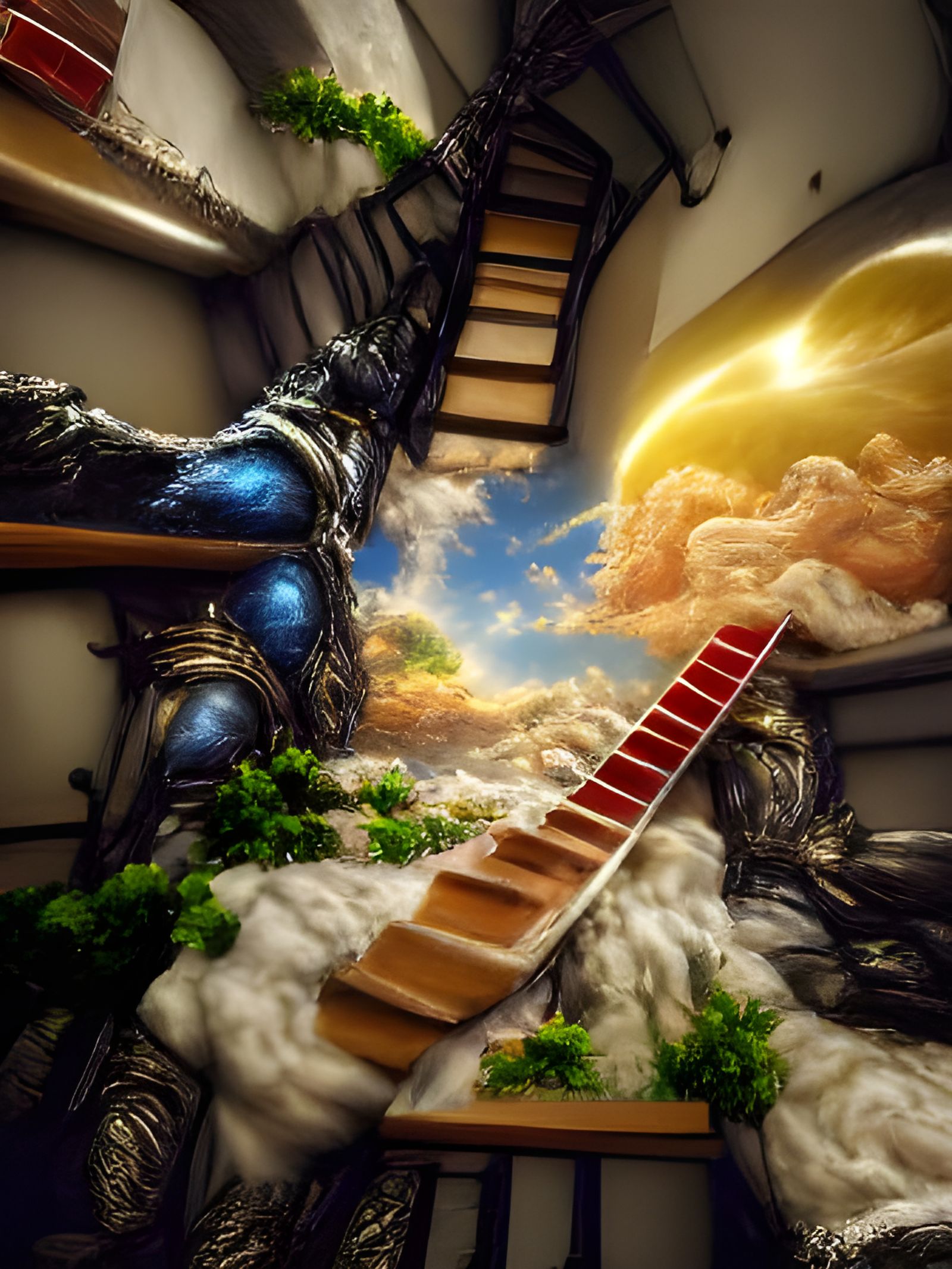 Stairway to heaven in my bedroom