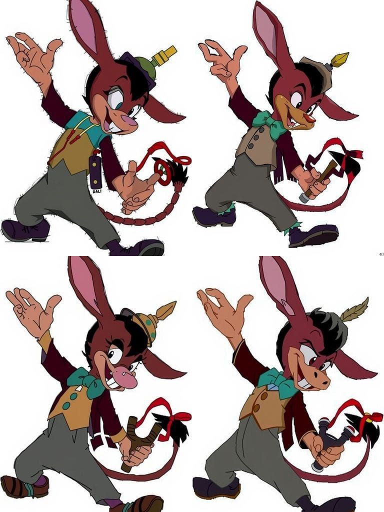 Cinematic Disney Concept Art in Vibrant Digital Style