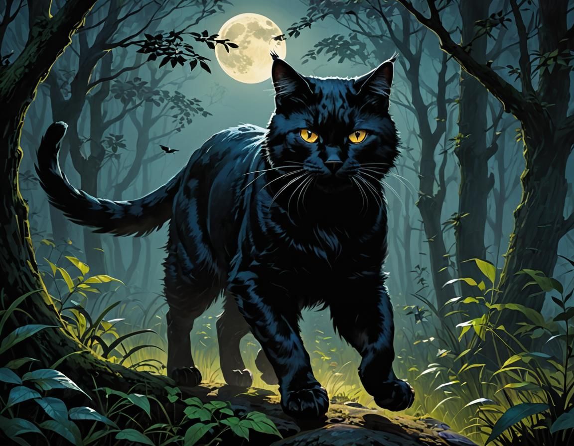 Ninja Cat: Feline Grace in Shadows