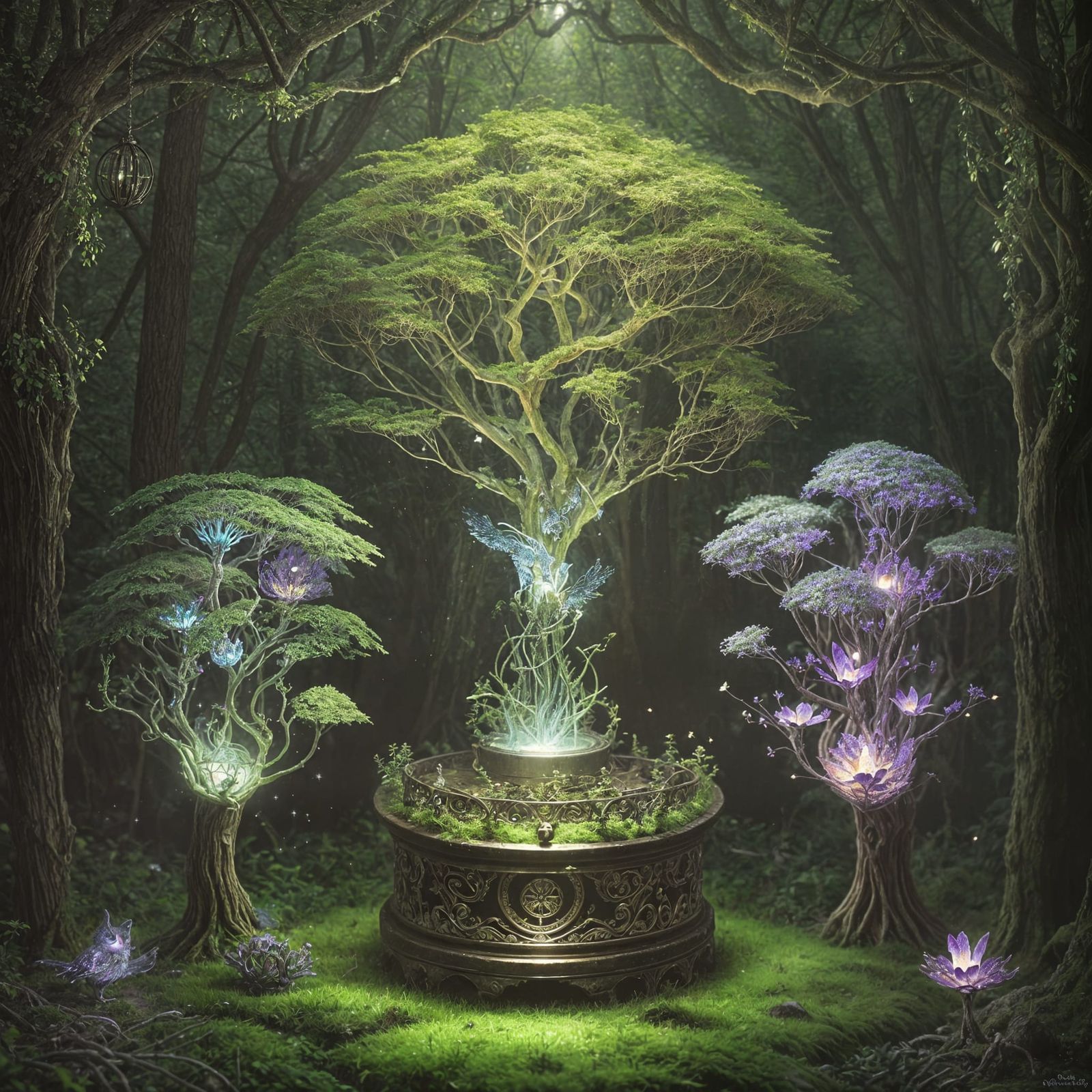 Sentient Music Box in Enchanted Forest