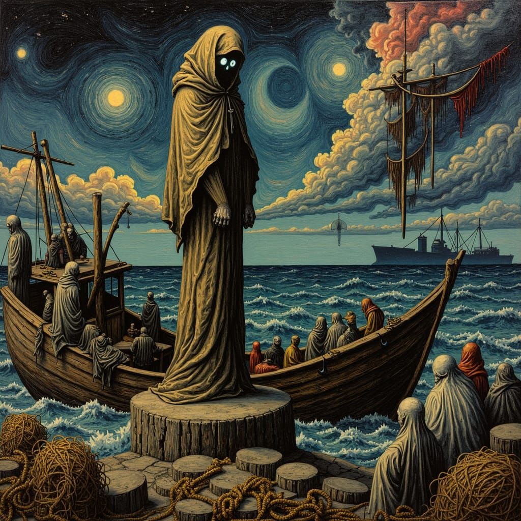 Death waiting at the docks