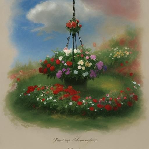 Chariot of Roses and Chocolates in Expressive Style