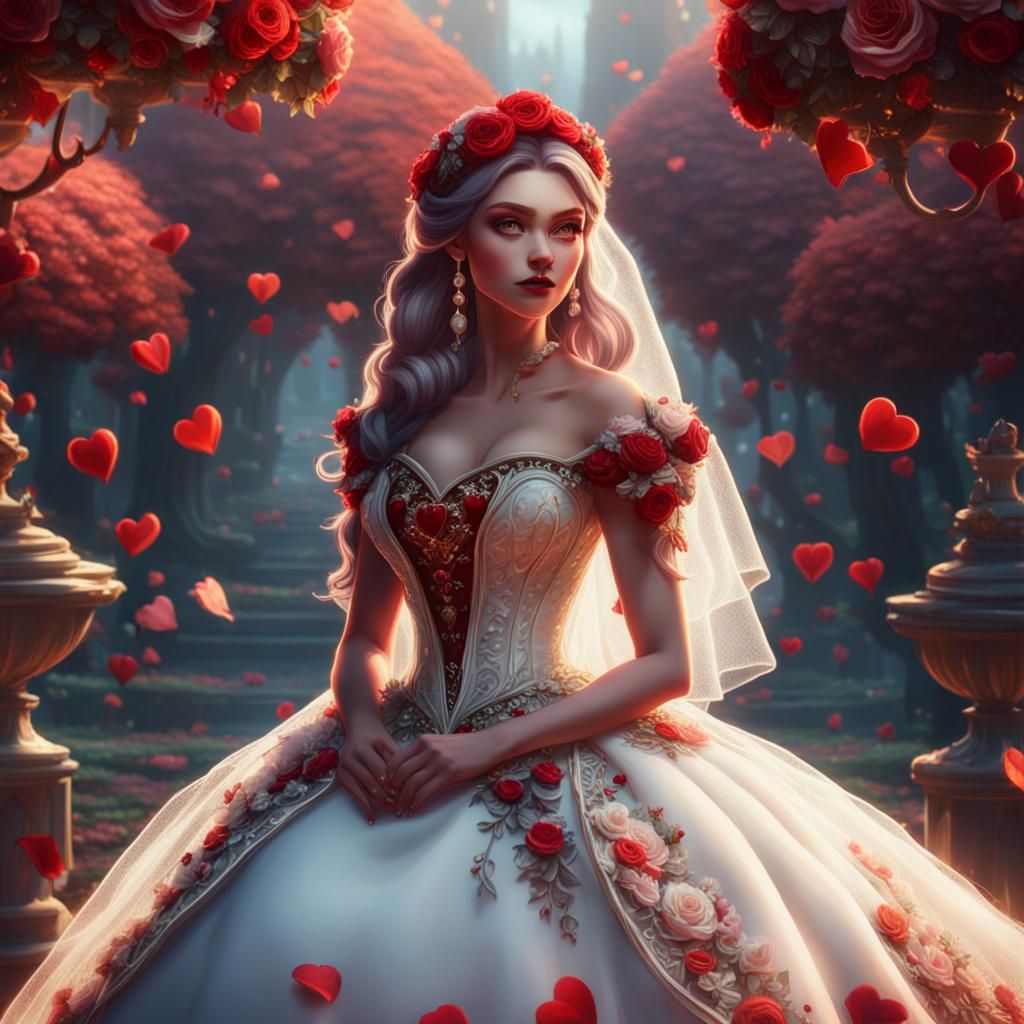 Gorgeous Queen of Hearts Chibi in Wonderland