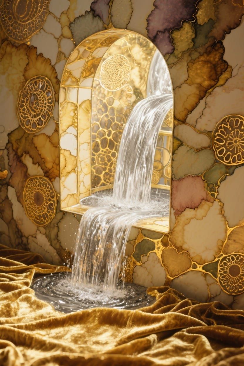 Golden Velvet Happy Things Breaking Rules of Geometry with A...