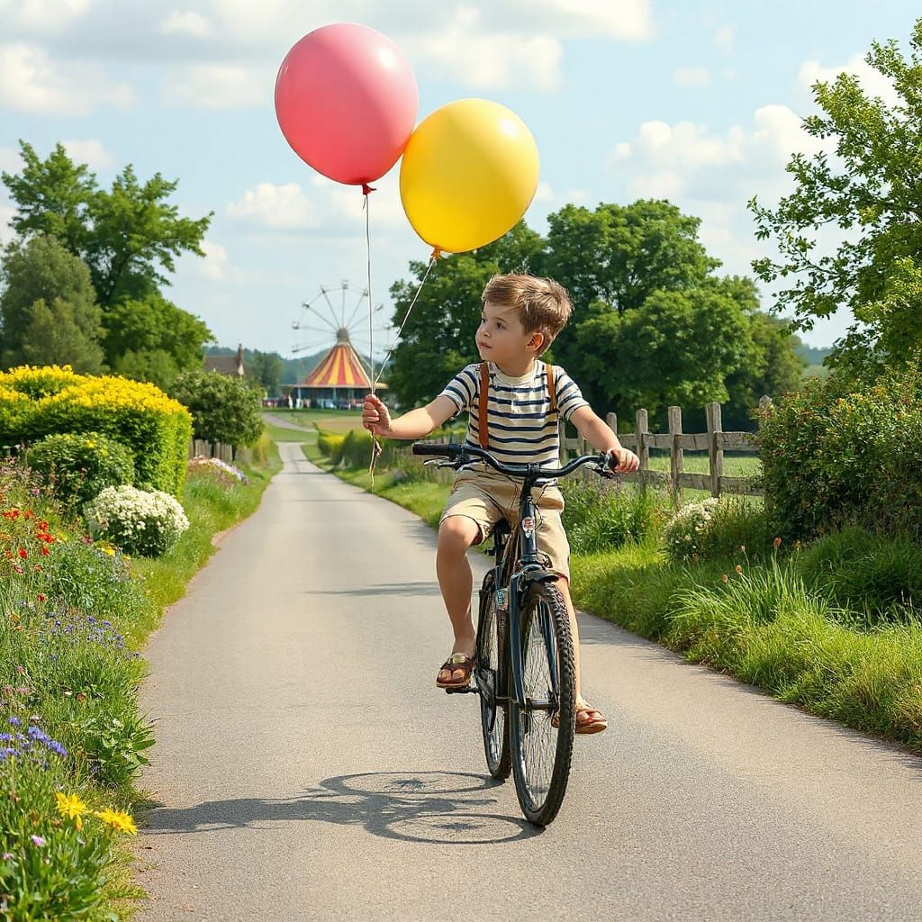 Riding home with my prize