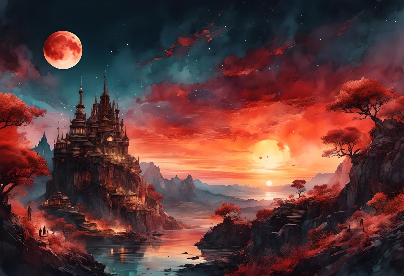 Under the blood moon