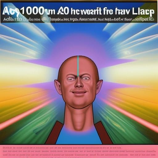 Non Faced Adam in Layered Post-Apocalyptic Landscape