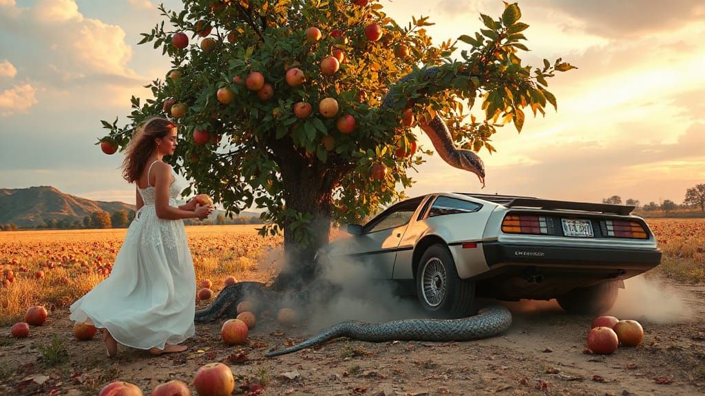 Paradise Lost: DeLorean Crash in a Garden of Eden