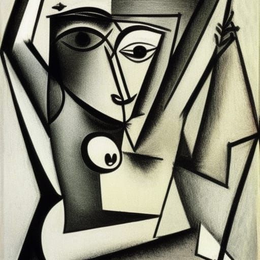 Haunted Armpit: A Picasso-Inspired AI Dream