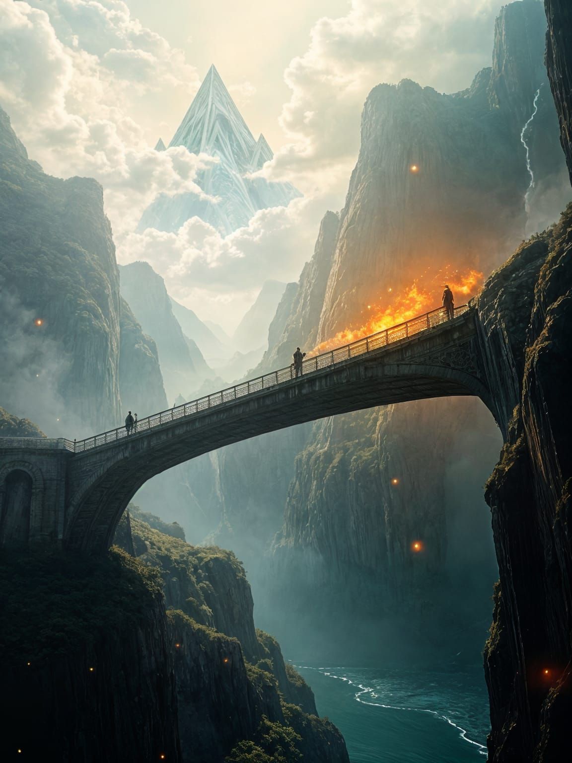 Surreal Bridge Connects Worlds on Mental Health Day