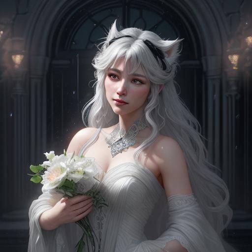 Bioluminescent Kitten Constellation in Ethereal Lighting