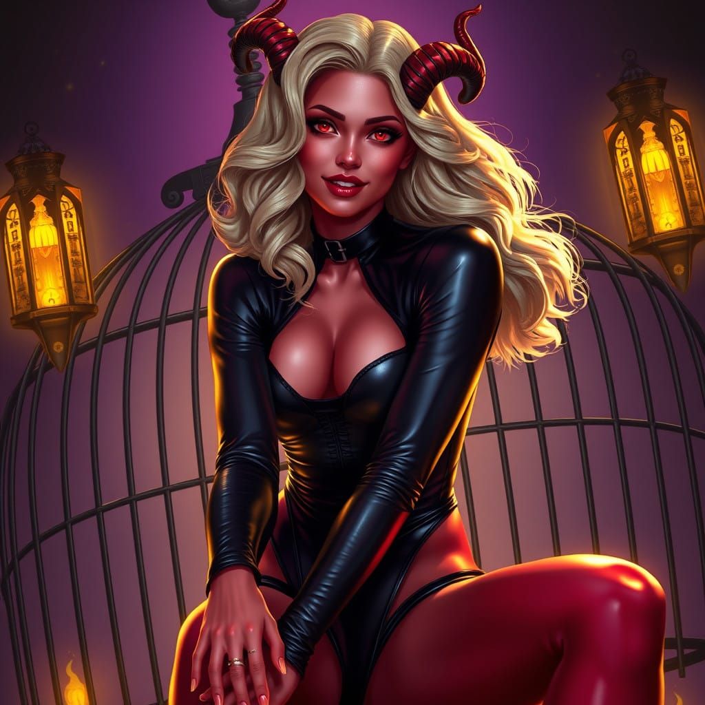 Mystical Dark Fantasy Goddess