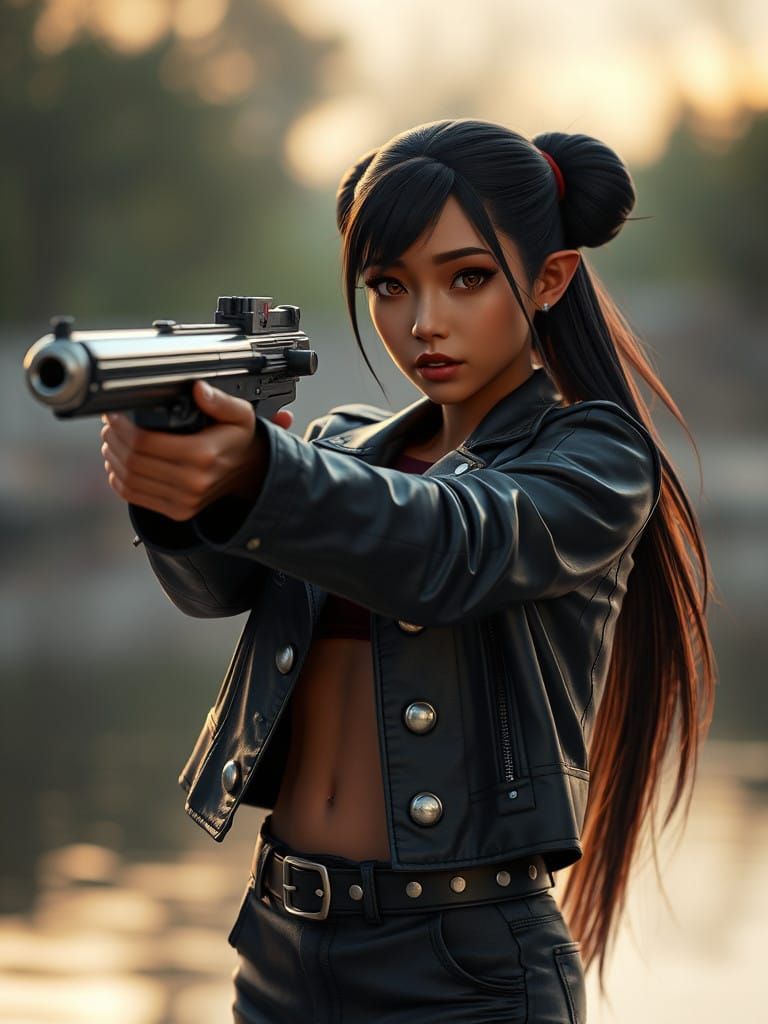 Majestic Techno Fantasy Portrait