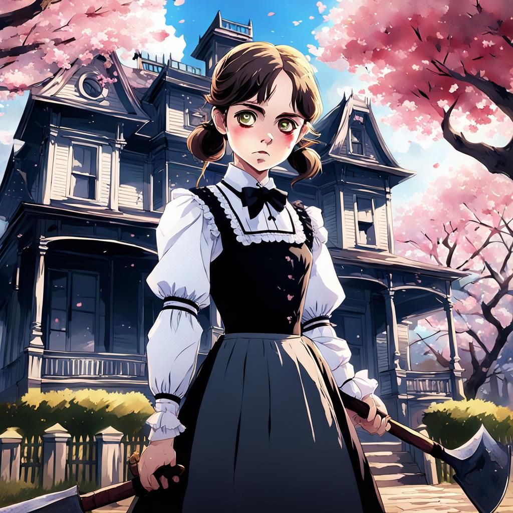 Anime Key Visual: Lizzie Borden with Axe