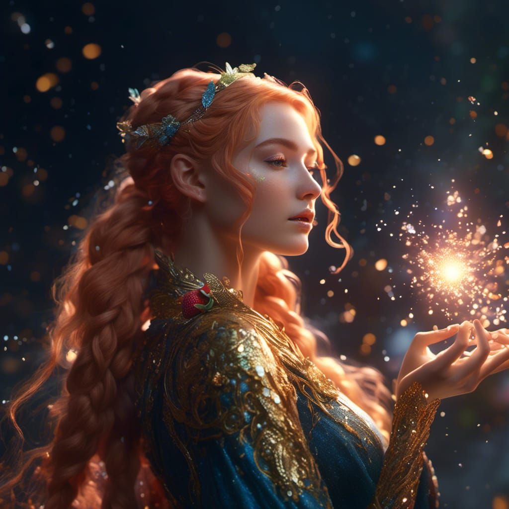 Lamera discovering her magic