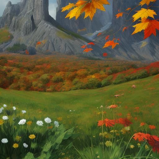 Colorful Abstract Design with Harmonious Color Palette