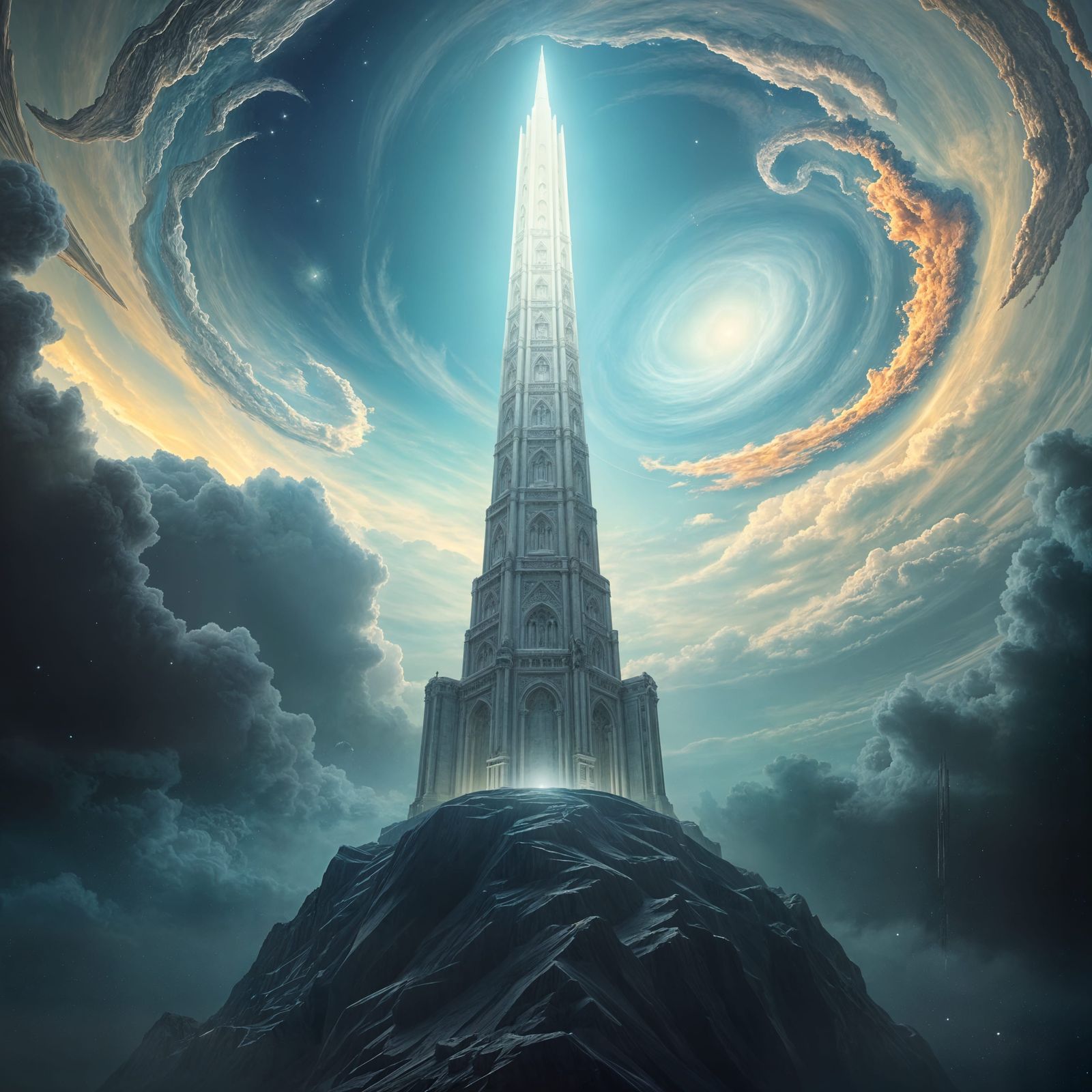 Ancient Temple of Babel Ascends into the Orion Nebula