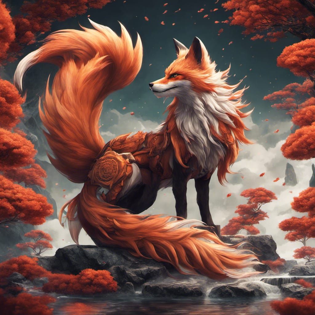 Nine-Tailed Fox in Japanese Mythology
