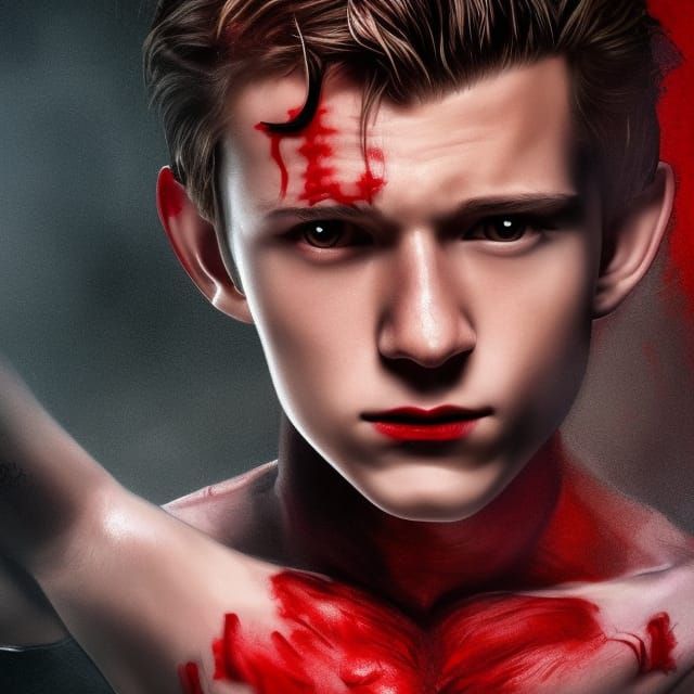 Vampire Bite: Hyperrealistic Concept Art