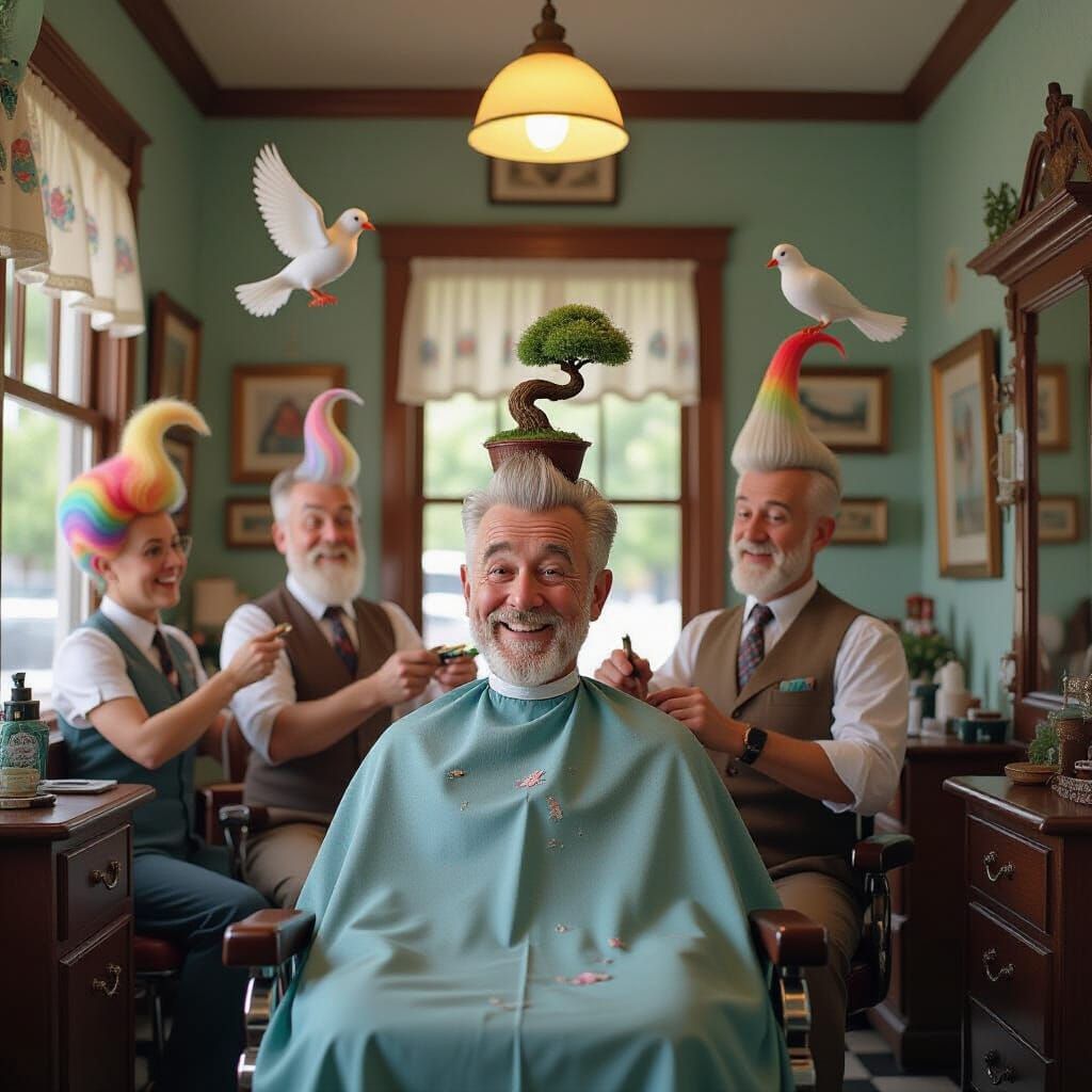 🌟 “Hair Today, Gone Tomorrow”