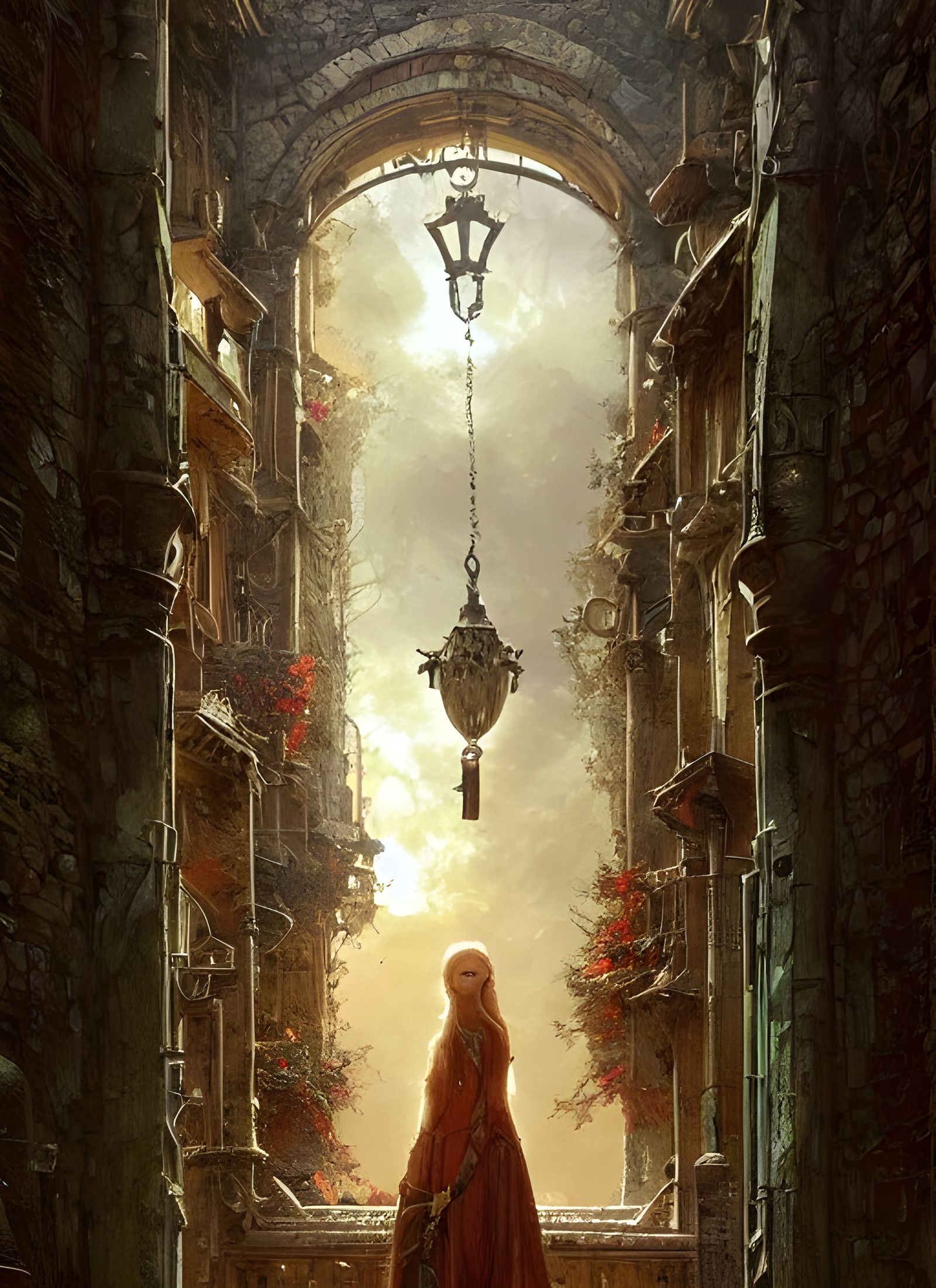 Fantasy Door Movie Poster by Rutkowski and Knab