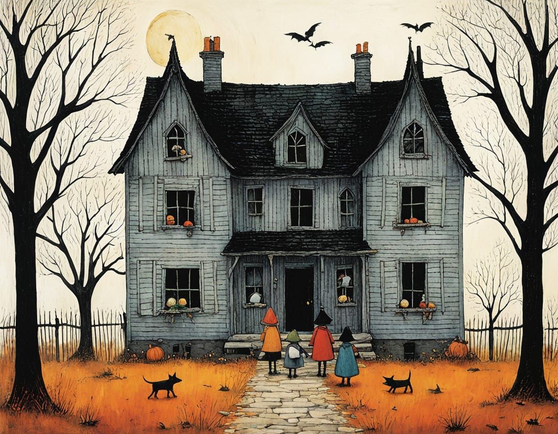 Three Siblings Discover Whimsical Secrets in a Spooky Old Ho...