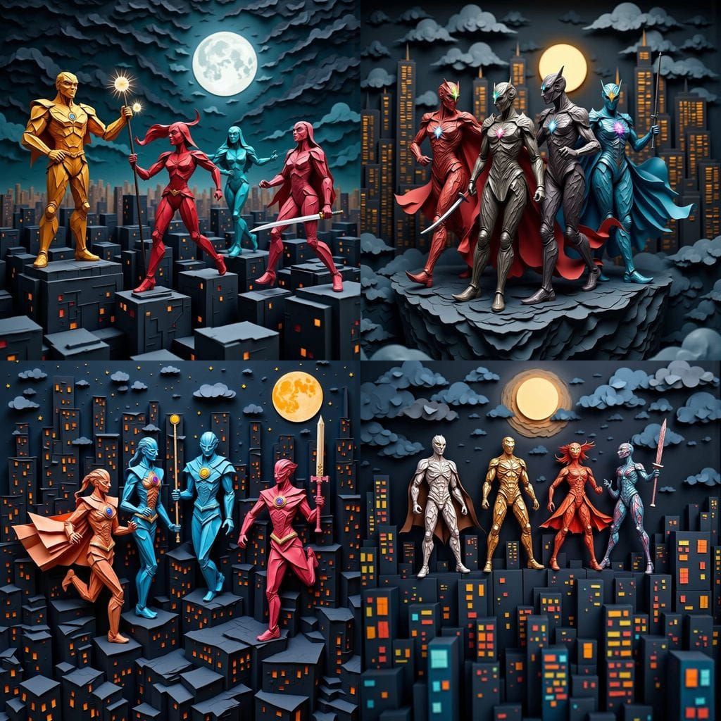 "Shadows & Folds: The Paper Play Saga"