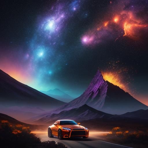 Nissan GTR Drifting on Stellar Racetrack