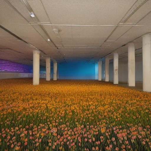 Dreamy Pixel Art Characters in Sunlit Flower Field