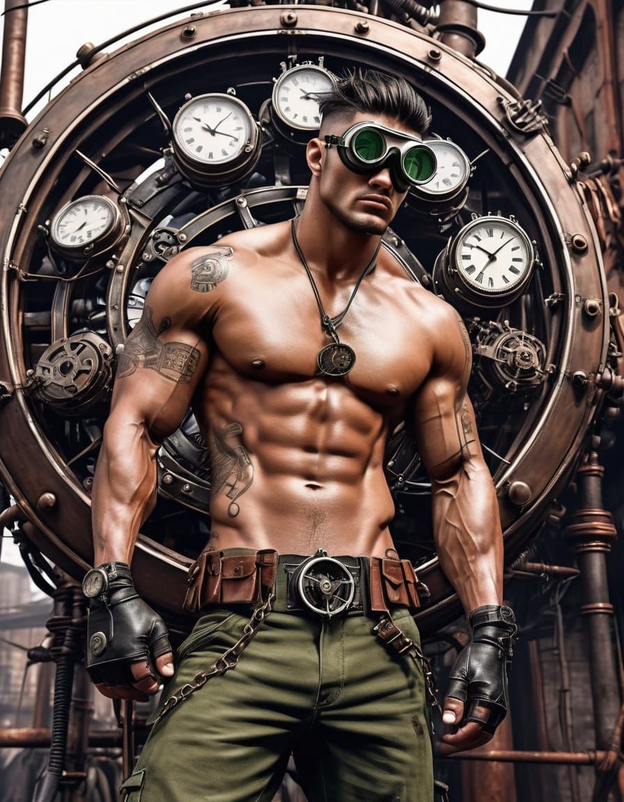 Timeless Hero in Steampunk Tower