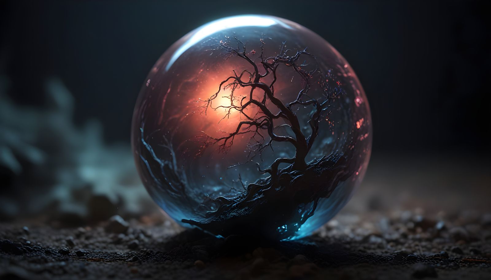 Ethereal Orb Radiates Cosmic Wonder