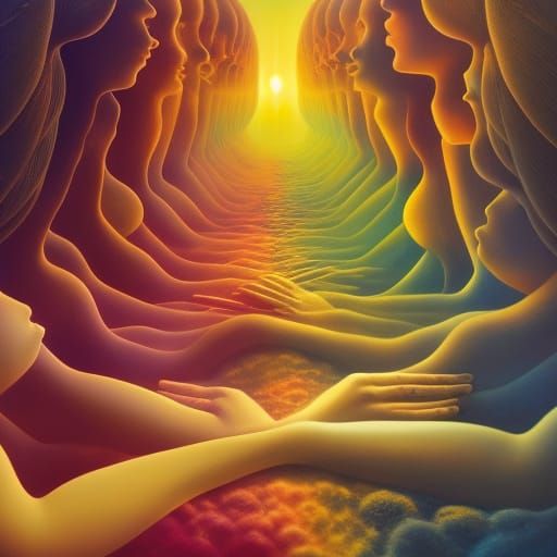 Intimate Embraces: A Deeply Detailed Render