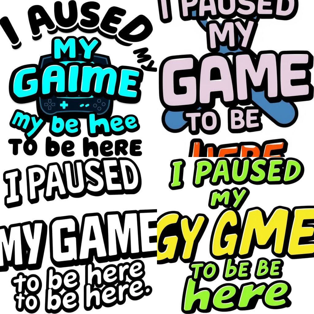 Retro Gamer Typography Vector