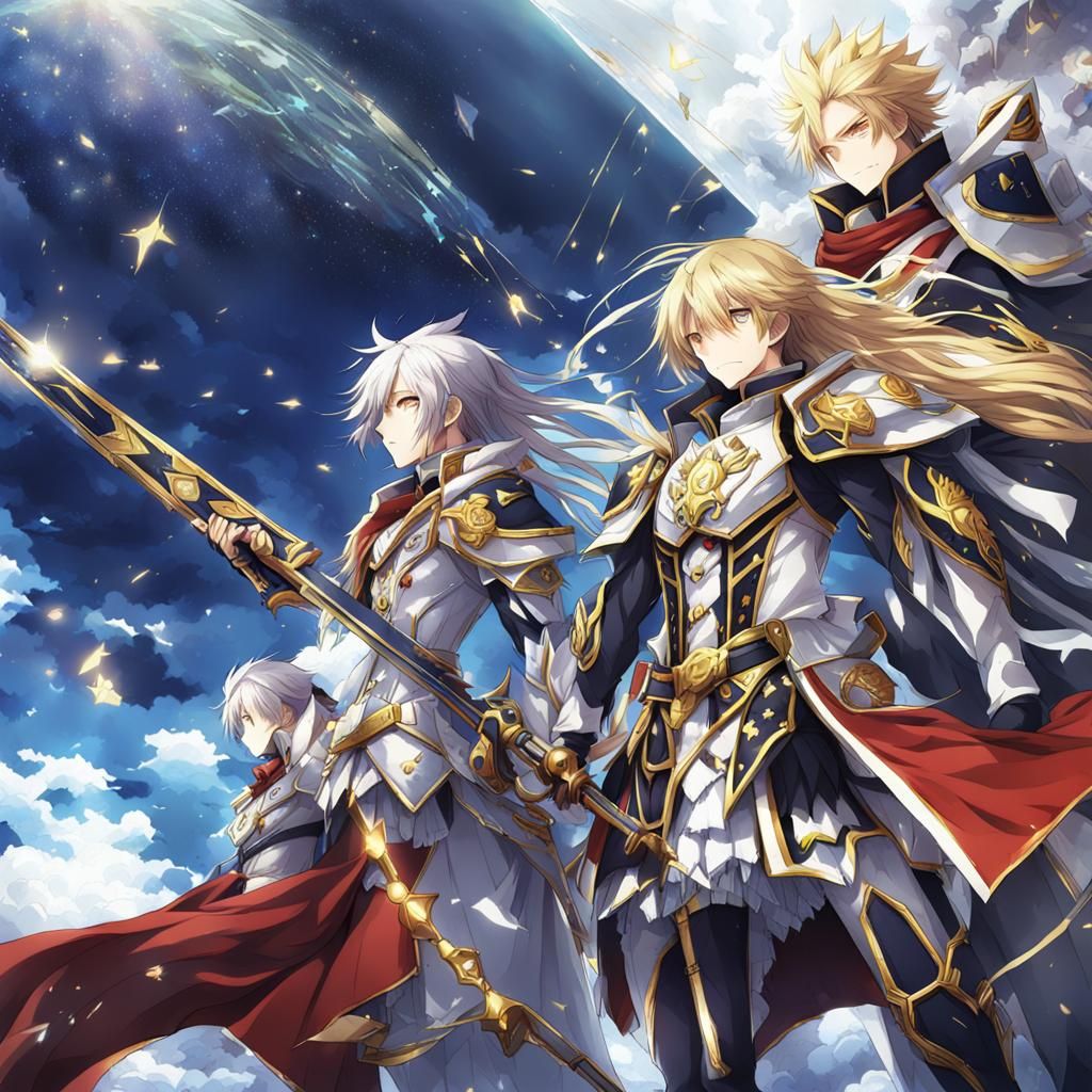 Sol Invictus in Anime Key Visual Style