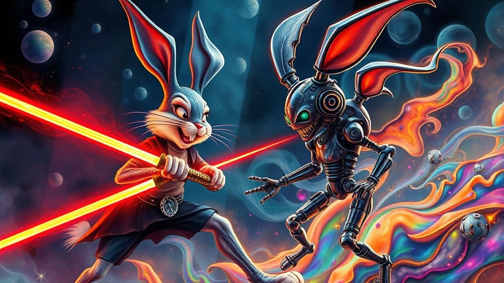 Demonic Bugs Bunny Sith Lord Dreamscape