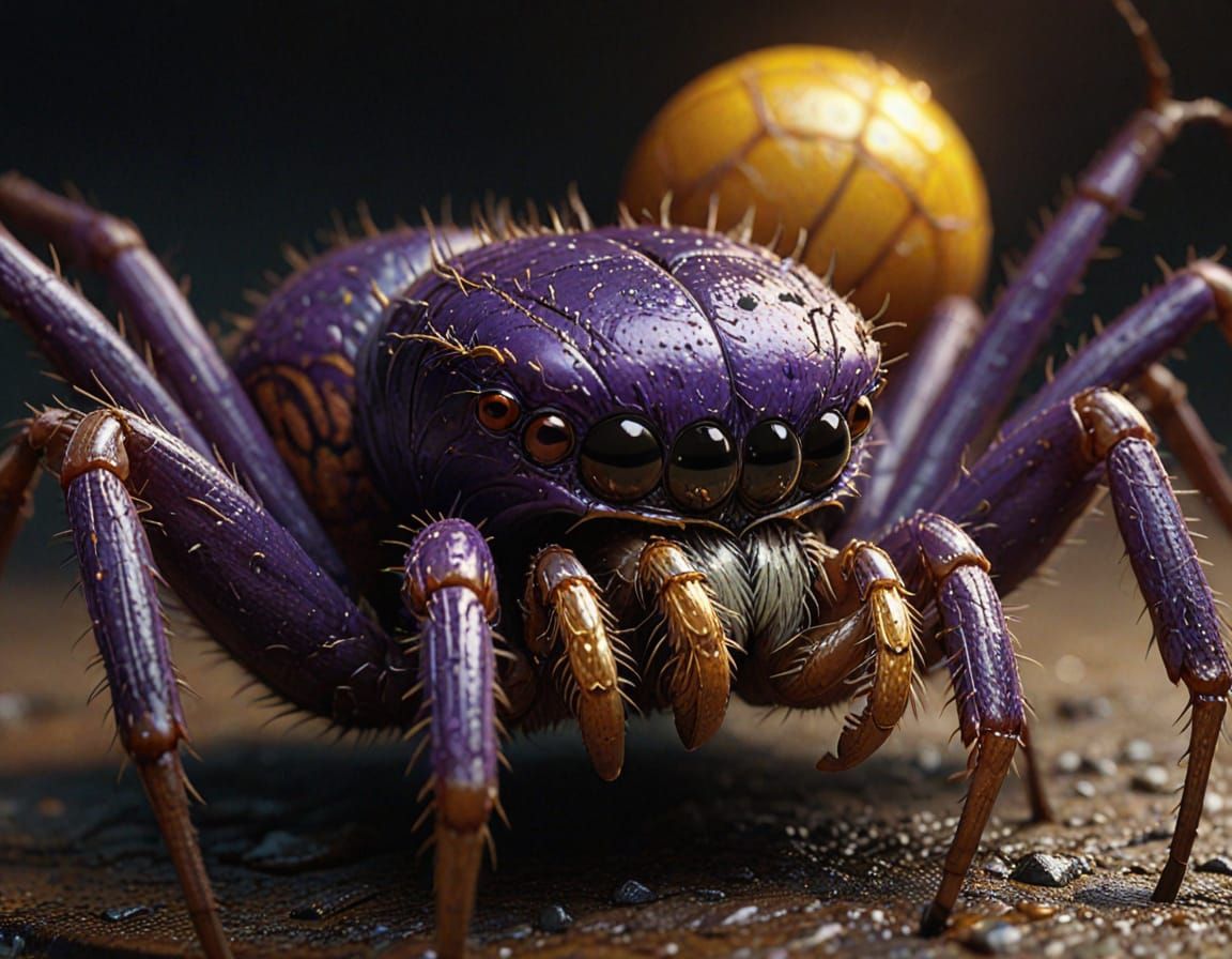 🥈purple tarantula