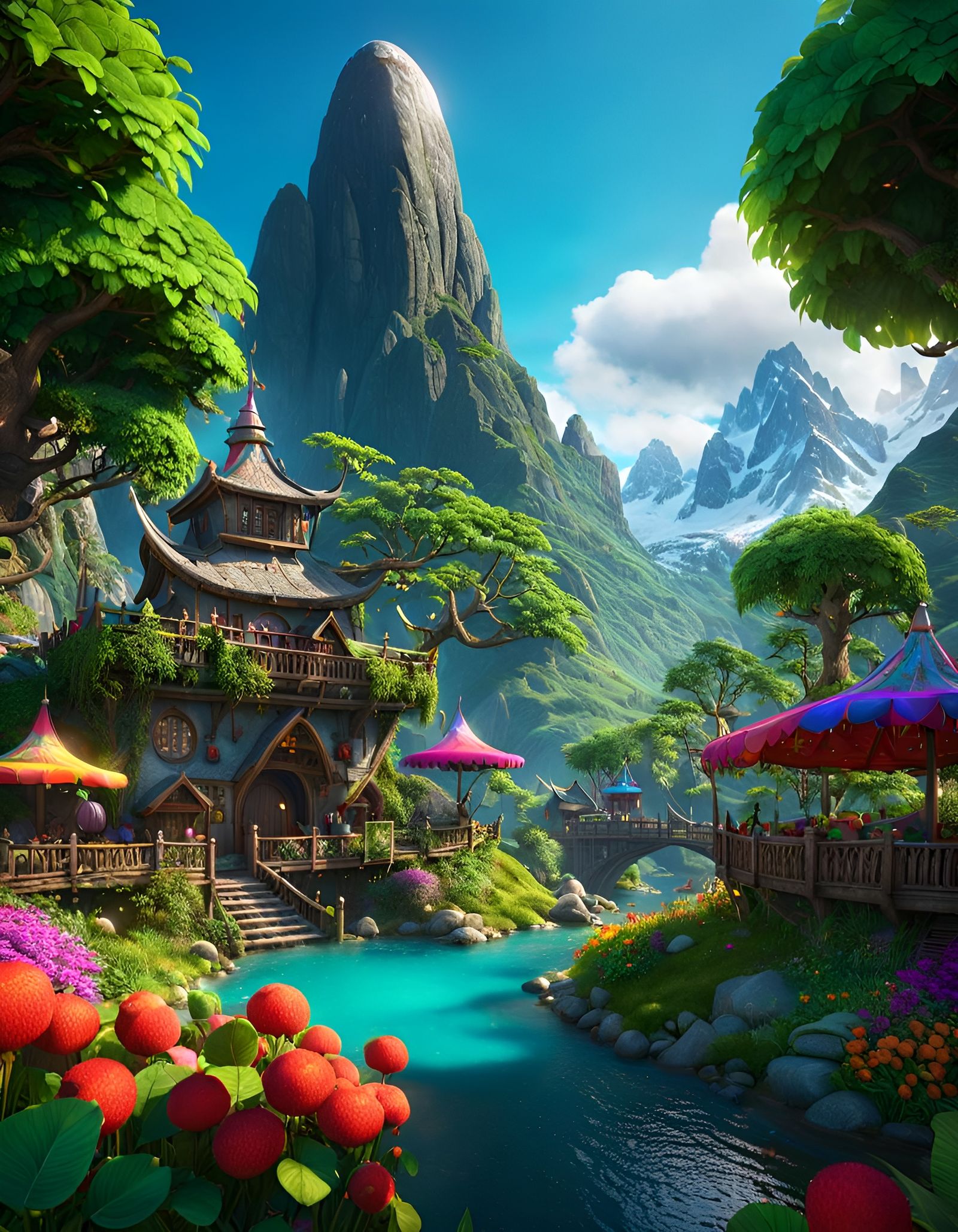 Fantastical Landscape in Unreal Engine 5